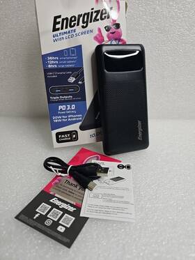 Ue10063pq Energizer Ultimate Lithium 10 000 Mah 20w Pd Usb-c Portable Battery Charger
