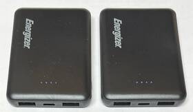 Ue5010 Energizer Lot Of 2 Max Ultra-slim Usb-c In/out Usb Portable Charger Black