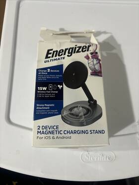 Wcp200 Energizer - 2-in-1 15w Magnetic Magsafe/qi2 Compatible Fast Charger Char