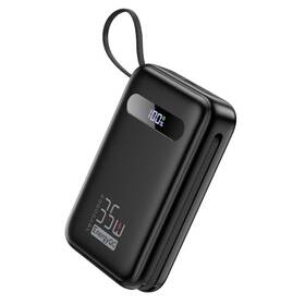 Eq20000 Energyqc Power Bank 20 000mah 35w Pd 3.0 Qc 4.0 Fast Charging Cables - Black