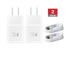 Ep-ta20jwex1 Ecb-du4ewex2-2pk Samsung Pack Fast Charging Adapter Travel Charger Micro 641489569642