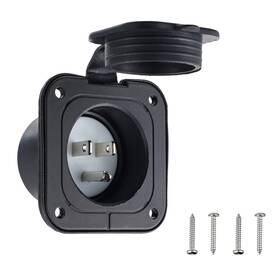 Ep-rm-rv155 Eplzon 15 Amp 125vac Rv Electrical Outlet Shore Power Inlet 2 Pole 3-wire Plugs I