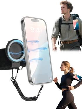 Era-mb01 Eralcna Magnetic Belt Clip Universal Wrist/backpack Phone Holder Mount For ... Fast Ship
