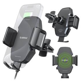 Esoulk 810155880170 Car Iphone Wireless Phone Charger Air Vent Mount Holder Fast Charge 15w
