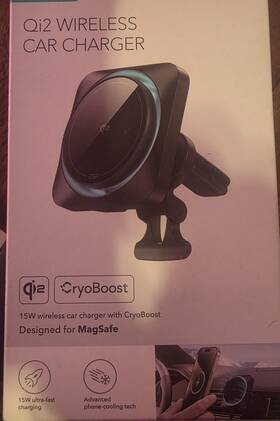2b513 Esr For 15w Magsafe Car Mount Charger With Cryoboost Made Apple-certifie