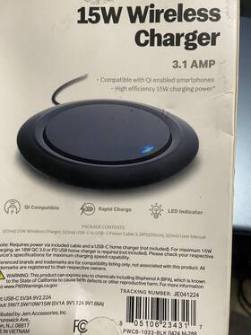 Efc002 Esr 15w Wireless Charger Pad 06351 Pack Of 10 Fast Charge Unit Only