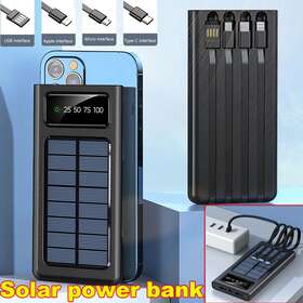 Wirc8qkt25dcfx Esukceso Solar Charger Power Bank Portable Usb 900000mah Battery External Waterproof 2023