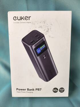 Euker-pb7 Euker Pb7 140w Super Charging Power Bank 3-port Portable Charger Digital Display