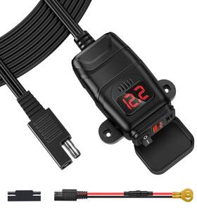 Mtcucac0202 Extractme Motorcycle Usb Charger 30w Type C Pd And 24w Qc3.0 With