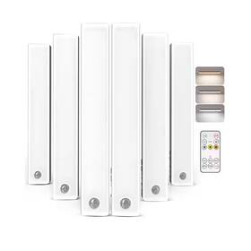 Ezvalo 705353032288 9.06 Inch 6-pack Battery Operated Wireless Usb Charging White Integrated Led Link