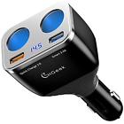 F140351vb Chgeek Quick Charge Car Charger Socket Cigarette Lighter Smart