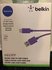 F2cu012bt04-grn Belkin Mixit Micro Usb Cable To Purple Feet