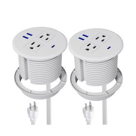 Mj26py Fadossu 2 Pack Recessed Power Grommet 3 Inch 20w Fast Charging Usb C.fadoss... Ship