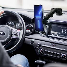 Fast Track Usa 729105095192 360 Car Phone Mount Holder Adjustable Long Neck One Touch Cell Moun