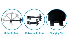 Fast Track Usa 729105095208 360 Car Phone Mount Holder With Adaptable Cradle 2.0