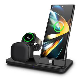 B709b0501 Fdgao 3in1 Fast Charger Charging Station For Samsung Galaxy Watch 7/6/5 S25 Ultra S24