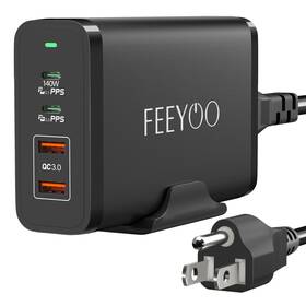 A2017-3 Feeyoo 245w Gan Usb C Charger 4-port Pd 3.1 140w Fast Charging Station For Macbook