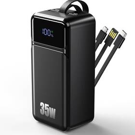 Feidyns 744759710994 80000mah Power Bank 35w Fast High Capacity Portable Charger 3 Cable Battery Pack