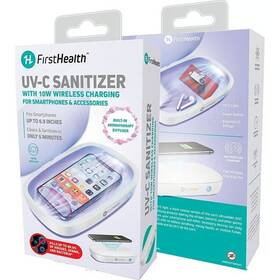 Firsthealth 643620029312 Smartphone Wireless Charging Station And Uv-c Sanitizer