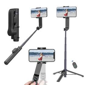 Fisherfans 733583186686 Selfie Stick Gimbal Stabilizer Gimbled Phone Holder With Wireless Remote Tri