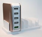 For Iphone 6 Plus Android Tablets 40w 5 Port Usb Wall Charger With Stand 0702730414002
