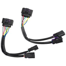 Forcitory 635407878800 2pcs Conversion Harnesses Quad Housing To Projector Headlight Fit For Ram Tru
