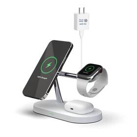 Forkoyi 768461109136 Wireless Apple Mag-safe Charger For Iphone 16/15/14/13/12 Series Samsung Gala