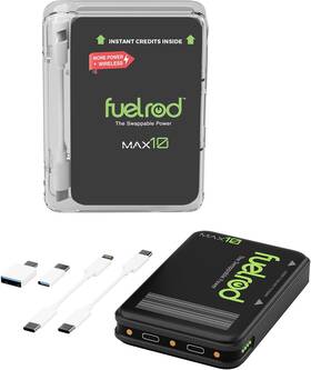 Fuelrod 726084780033 Max10 High Capacity Portable Charger Swappable Power Wireless Chargi
