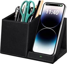 Hb01-066 Future Charger 2-in-1 Pen Holder With Wireless Compatible Iphone 16/15/14/13/12/1