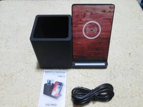 Gg-phqi-dwd1 Gabba Goods Wireless Charging Station Desktop Stand And Pen Holder