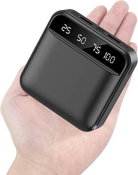 Ym-222 Galkvoz Portable Charger Power Bank 2 Usb A Outputs And 1 Usb-c/1 Micro Black