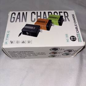 Gan Charger 977094001074 2 In 1 Type C/l 120w Compatible Fast Retractable Wall New