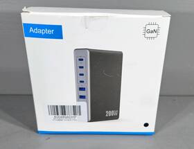 Hx-p21 Gan 200w Usb C Charger Block 8-ports Fast Charging Adapter Open Box