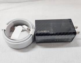 Usb-c-100w-6 Gan Bk378 Usb-a Qc3.0 / 65w Usb-c Wall Charger And 6ft Cable