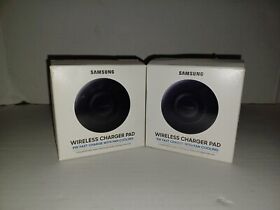 Ep-p3105tbewmt Genuine Samsung Wireless Charging Pad 9w Fast Charge With Fan Cooling Lot Of 2