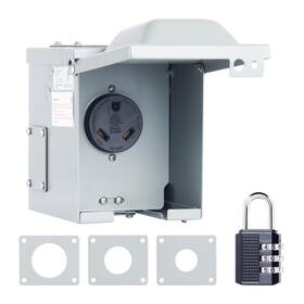 Gerguirry-30a-tt30r-125v Gerguirry 30 Amp Rv Power Outlet Box Nema Tt-30r 125v Receptacle Enclose