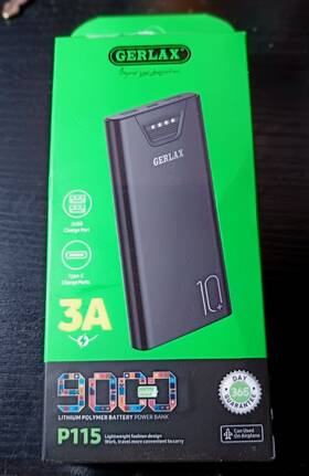 P115 Gerlax 9000mah 3a Usb-c And Usb-a Power Bank Battery - Airplane Safe