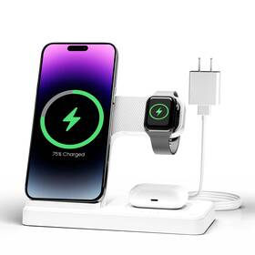 Getpals 976517379592 Wireless Charger Charging Station 3 In 1 Stand For Apple Multiple De