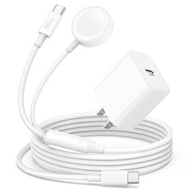 Ggfim 20w 2in1 Upgraded 2-in-1 For Apple Watch Charger 6ft Usb-c Fast Iphone 17 16 15 Charg