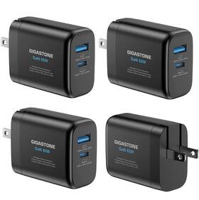 Pd-7655b Gigastone 65w Usb C And A Charger 4 Pack Gan Power Go Pps New Sealed