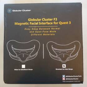 Gcf3 Globular Cluster F3 Magnetic Facial Interface For Quest 3 Open Box