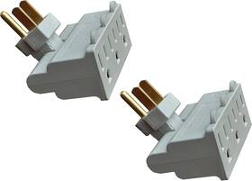 G-03420t-2 Go Green Power Inc. Gogreen 3-outlet Swivel Wall Tap Tan 2 Pack