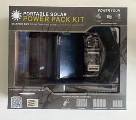 19008 Goal Zero New Portable Solar Power Pack Kit Backpack Size Charge System