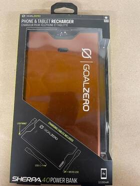 22032eb Goal Zero 847974005972 Sherpa 40 Power Bank