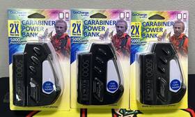 Epb201b Gocharge X3 Carabiner Power Bank - 5000mah Charger Lot Of 3
