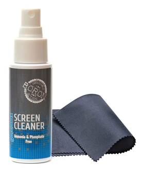 1225-2739 Gommax Screen Cleaner Spray Bottle With Microfiber Cloth For Electronical Devices 1
