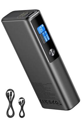 De-gp323-us Grepro Laptop Power Bank 20000mah 3-port Travel Essential Portable Charger W