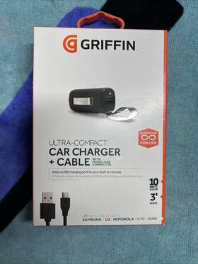 Gc36393-2 Griffin Ultra Compact Car Charger Cable With Micro Usb Set Of 5
