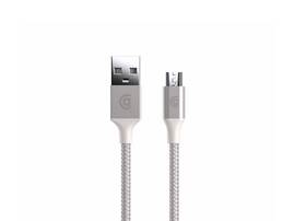 Gc43084 Griffin Premium Braided Usb To Micro 10ft - Silver