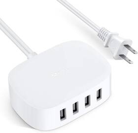 Gn-usu2000 Group Co Ltd Usb Charging Station 4 Port - Charger Block Multiple Wall Cable Wh